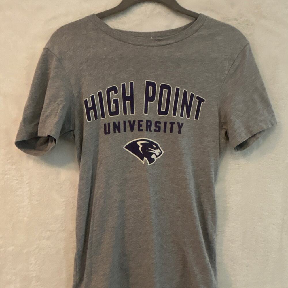 Bella+Canvas High Point Panthers T-Shirt Gray S 90%‎ Cotton 10% Polyester